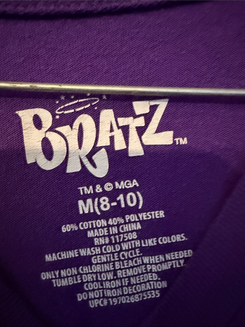 Bratz Graphic Tee - Purple Short Sleeve Top - Picture 3 of 3
